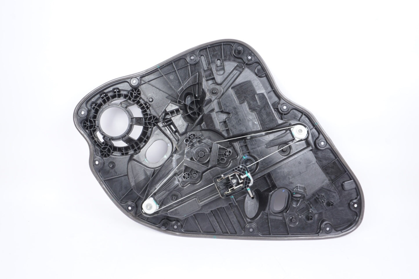 2021 - 2023 POLESTAR 2 REAR LEFT DRIVER SIDE DOOR WINDOW REGULATOR & CARRIER OEM