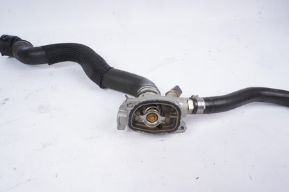 14 - 17 Fiat 500L 1.4l Engine Coolant Thermostat w/ Hose Pipe OEM 36k