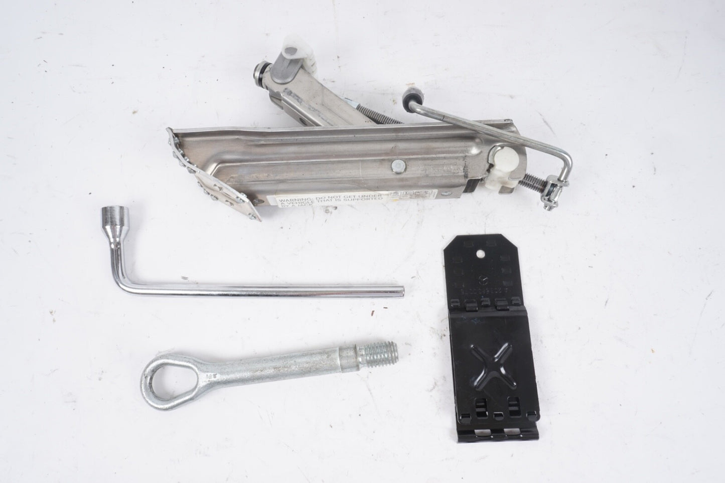 08-14 Mercedes W204 C250 C300 C350 Emergency Spare Tire Jack Tool Kit OEM