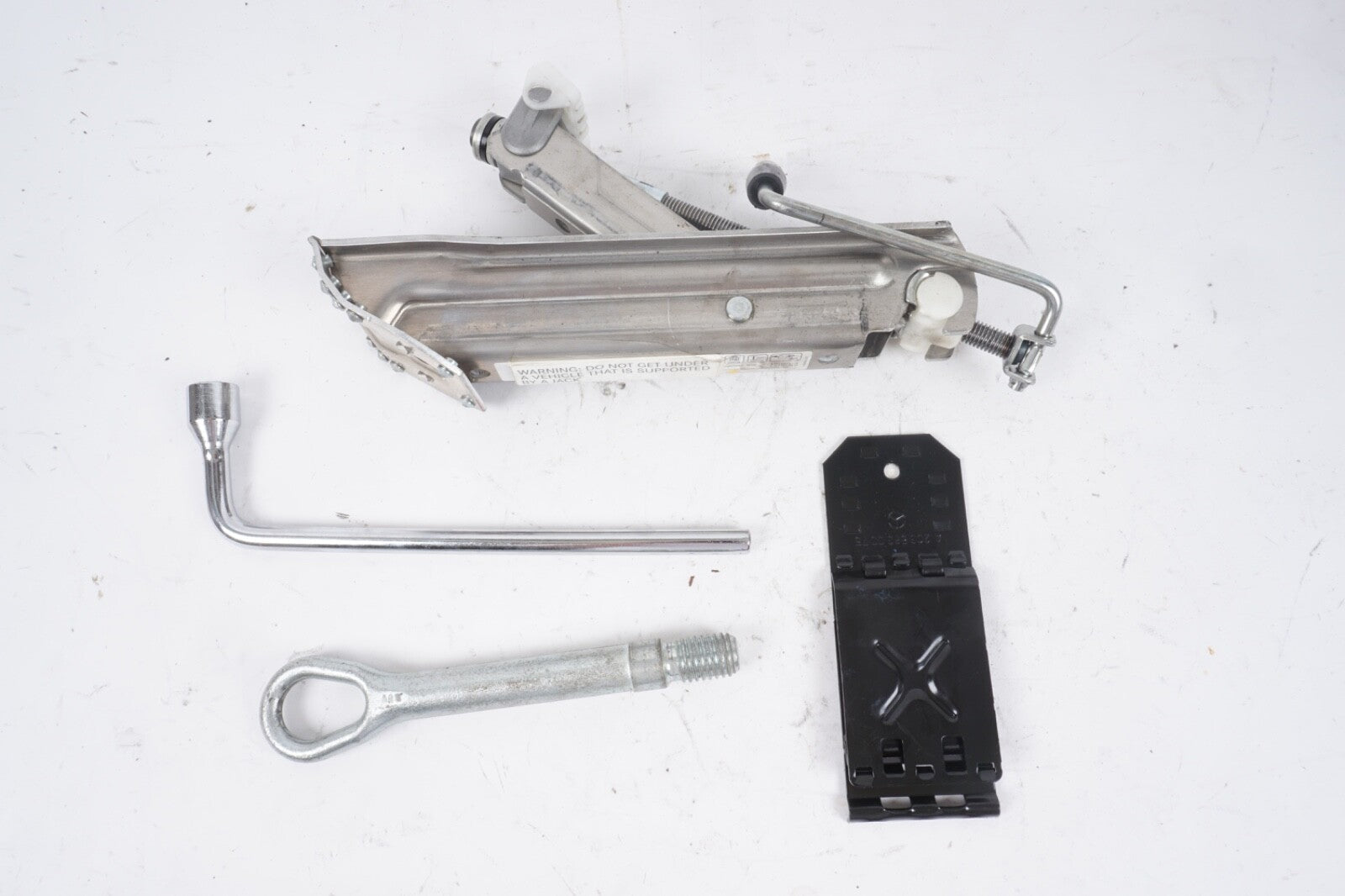 08-14 Mercedes W204 C250 C300 C350 Emergency Spare Tire Jack Tool Kit OEM