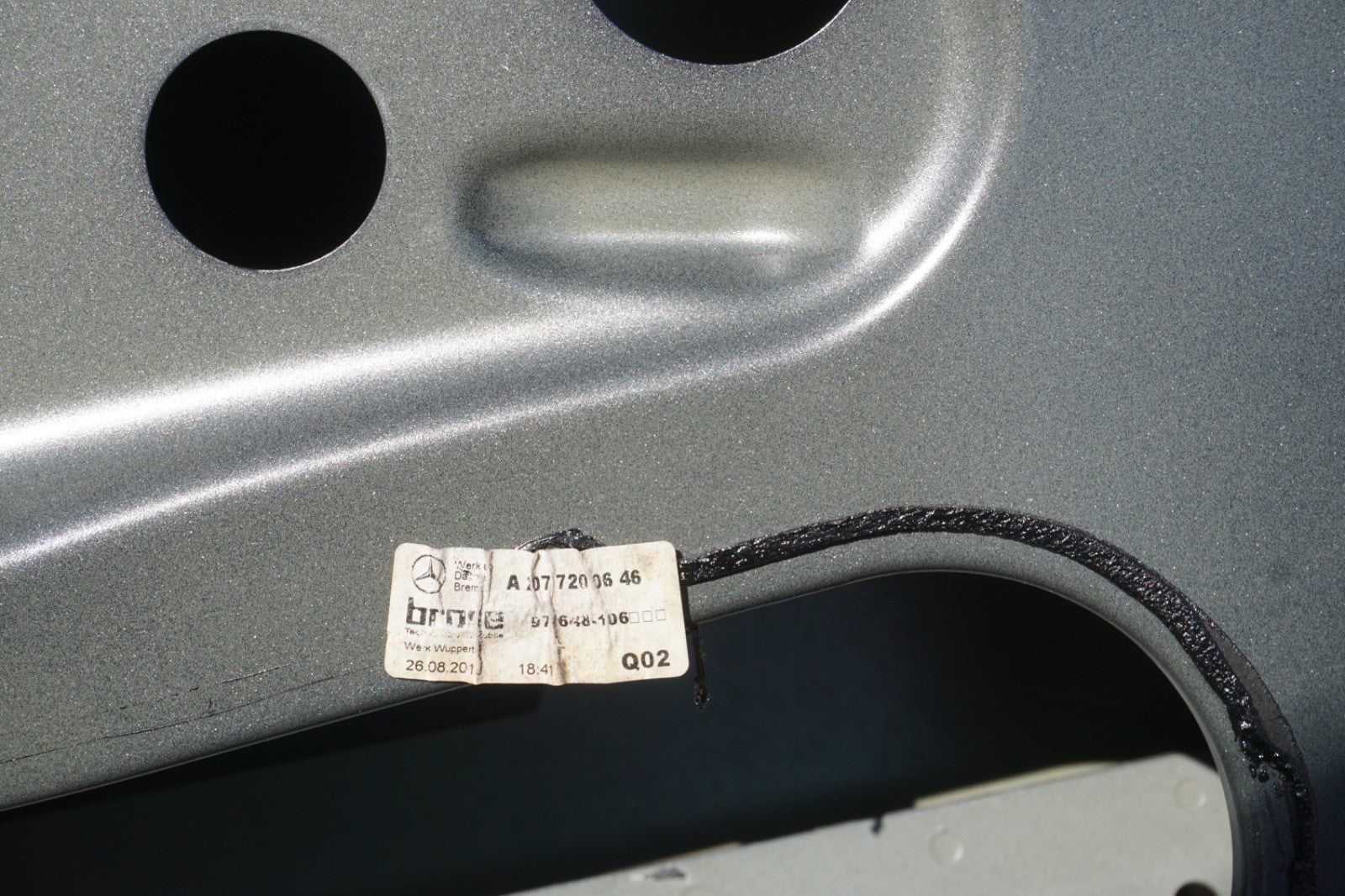 11-17 Mercedes W207 E550 E350 Convertible Right Passenger Side Door Shell OEM