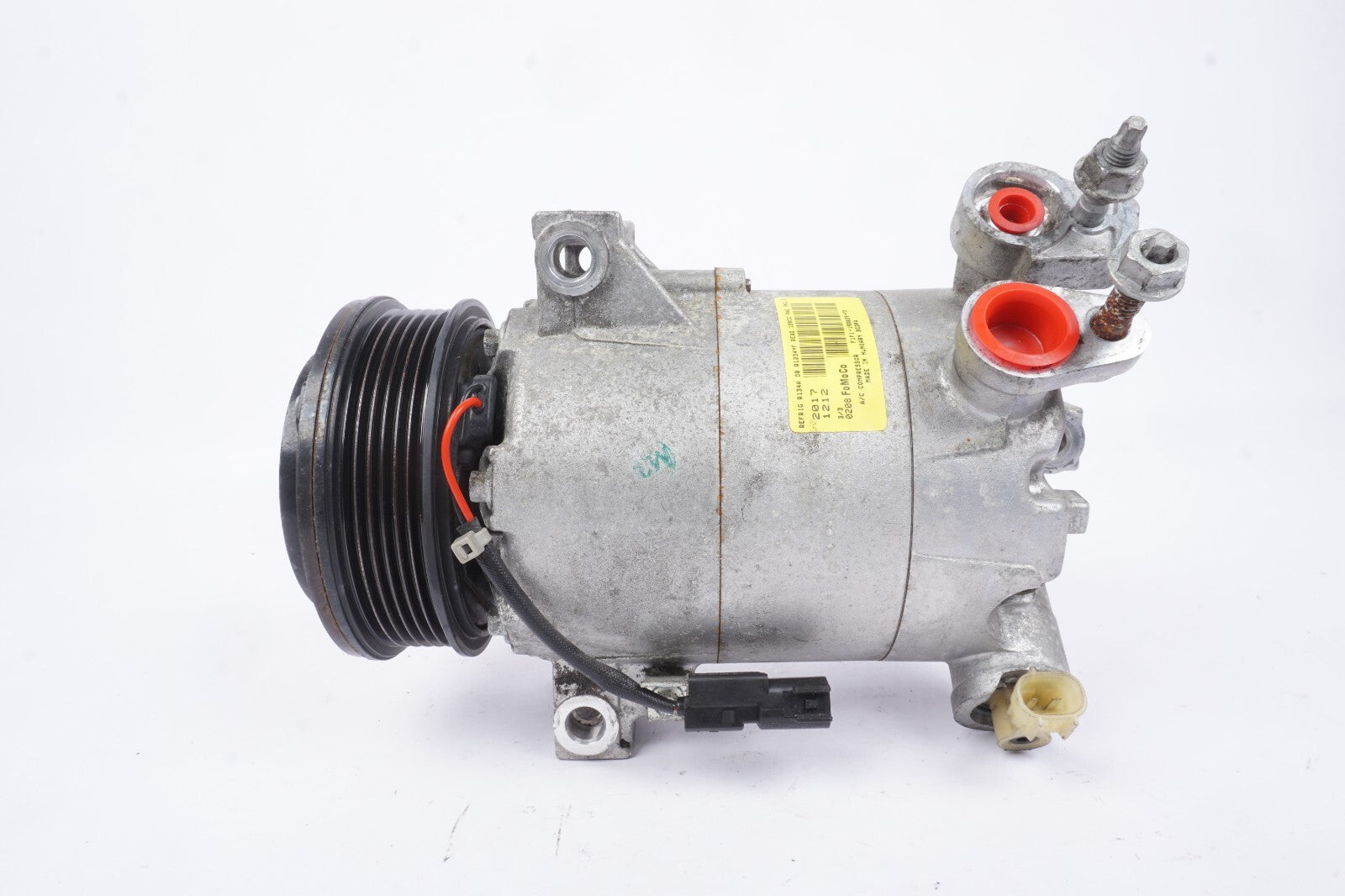 2016 - 2018 Ford Focus 1.0l Turbo Ac Compressor OEM