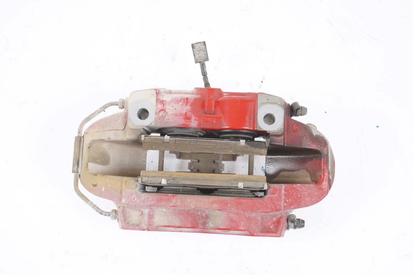 2017-2019 ALFA ROMEO GIULIA 2.0L RWD FRONT LEFT SIDE ABS BRAKE CALIPER RED OEM