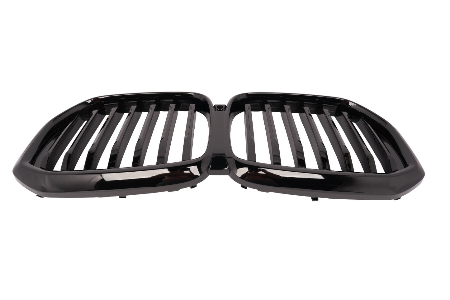 For 2025 BMW G05 X5 LCI Gloss Black Single Line Front Bumper Kidney Grille