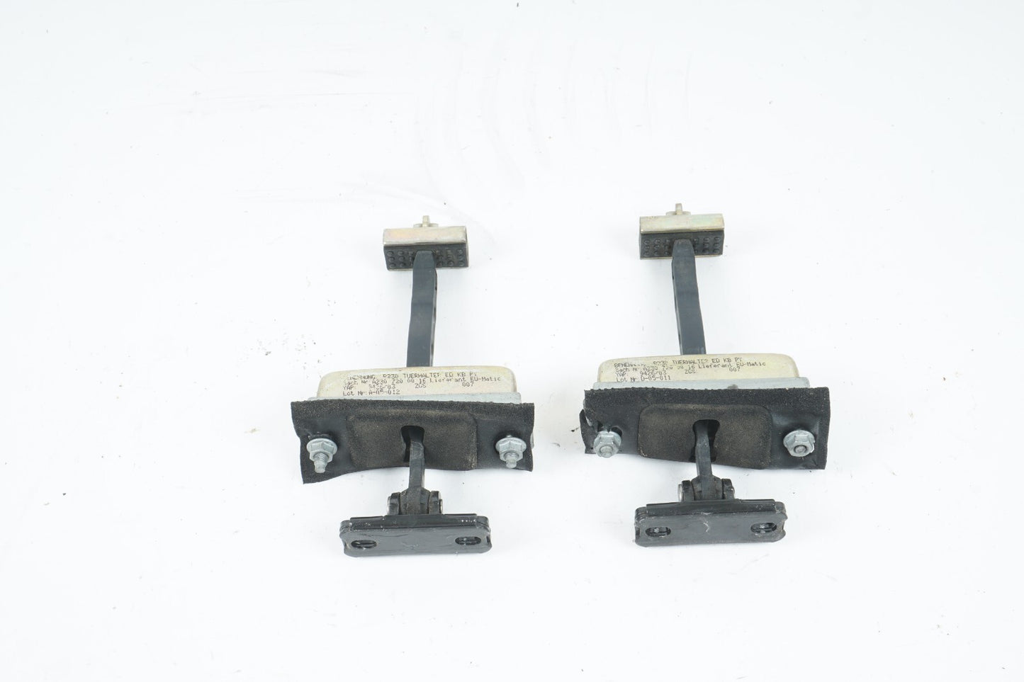 03 - 12 Mercedes R230 SL500 Door Hinge Check Stopper Left & Right OEM