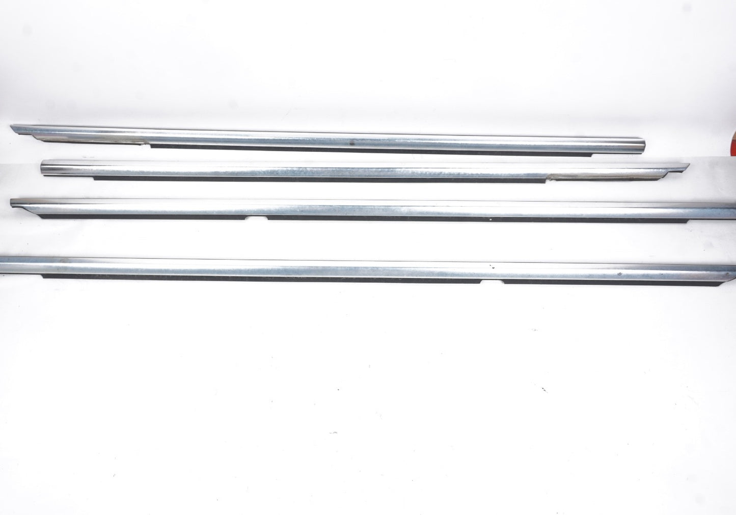 2011 - 2017 Audi A8L Long Door Window Belt Chrome Molding SET Of 4 OEM