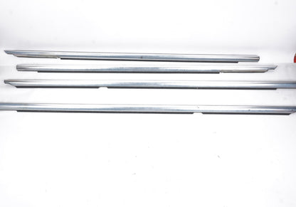 2011 - 2017 Audi A8L Long Door Window Belt Chrome Molding SET Of 4 OEM