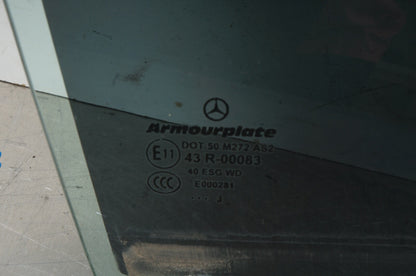 12-14 Mercedes C300 W204 Window Glass Tinted Rear Right Side OEM