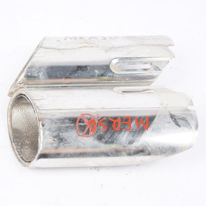 08-16 Mercedes W204 C350 E350 Rear Bumper Exhaust Muffler Tips Set of 2 OEM