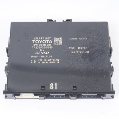 2016-2019 Toyota Highlander Smart Key Control Module 89990-0E081 *w/o hybrid*
