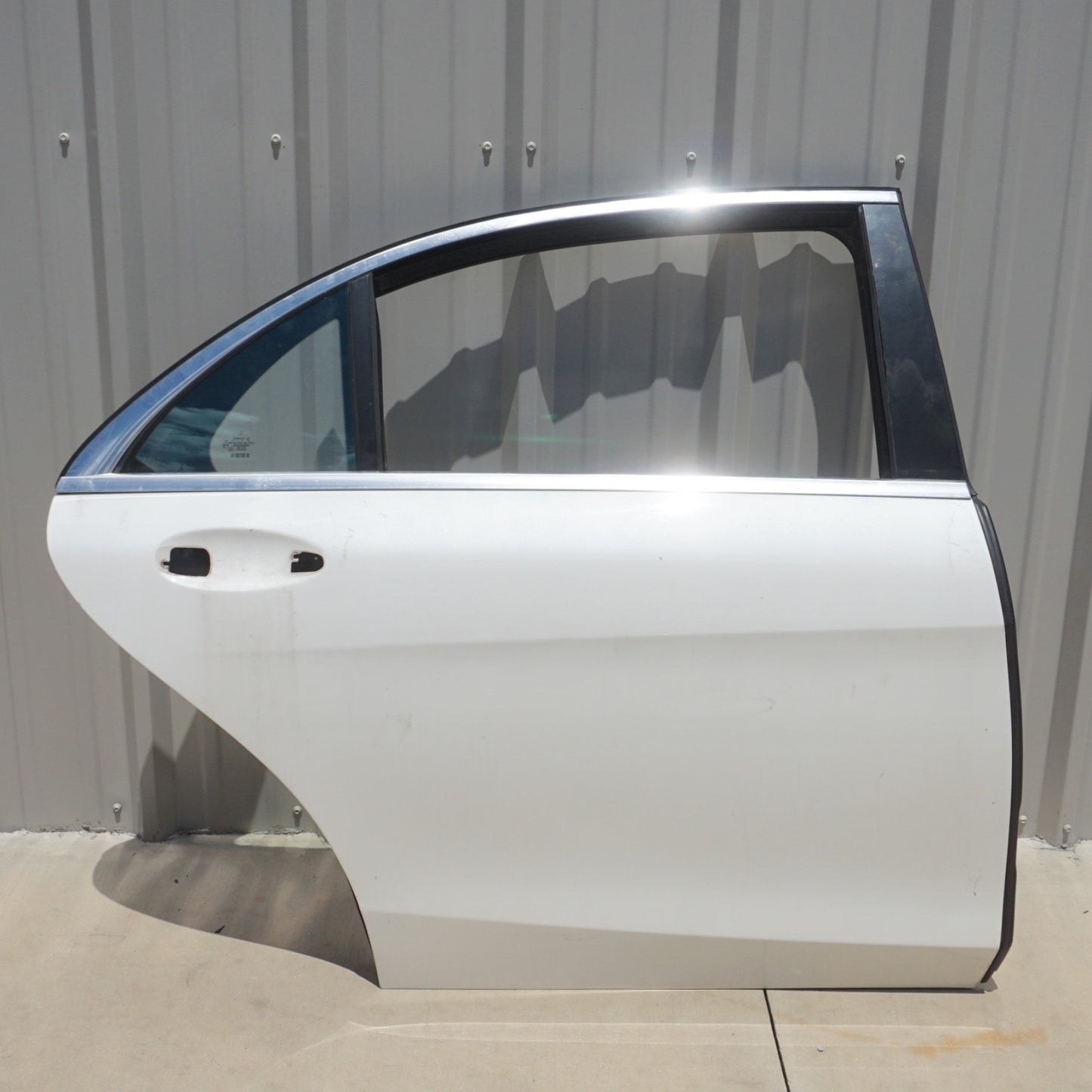 14-20 Mercedes W222 S550 S560 S600 Rear Right Side Door Shell Diamond White