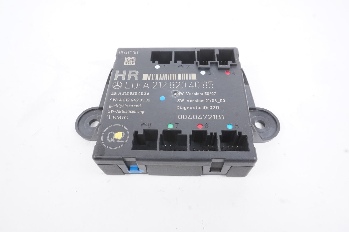08-14 Mercedes-Benz C300 Rear Right  Door Control Module 2128204085 OEM