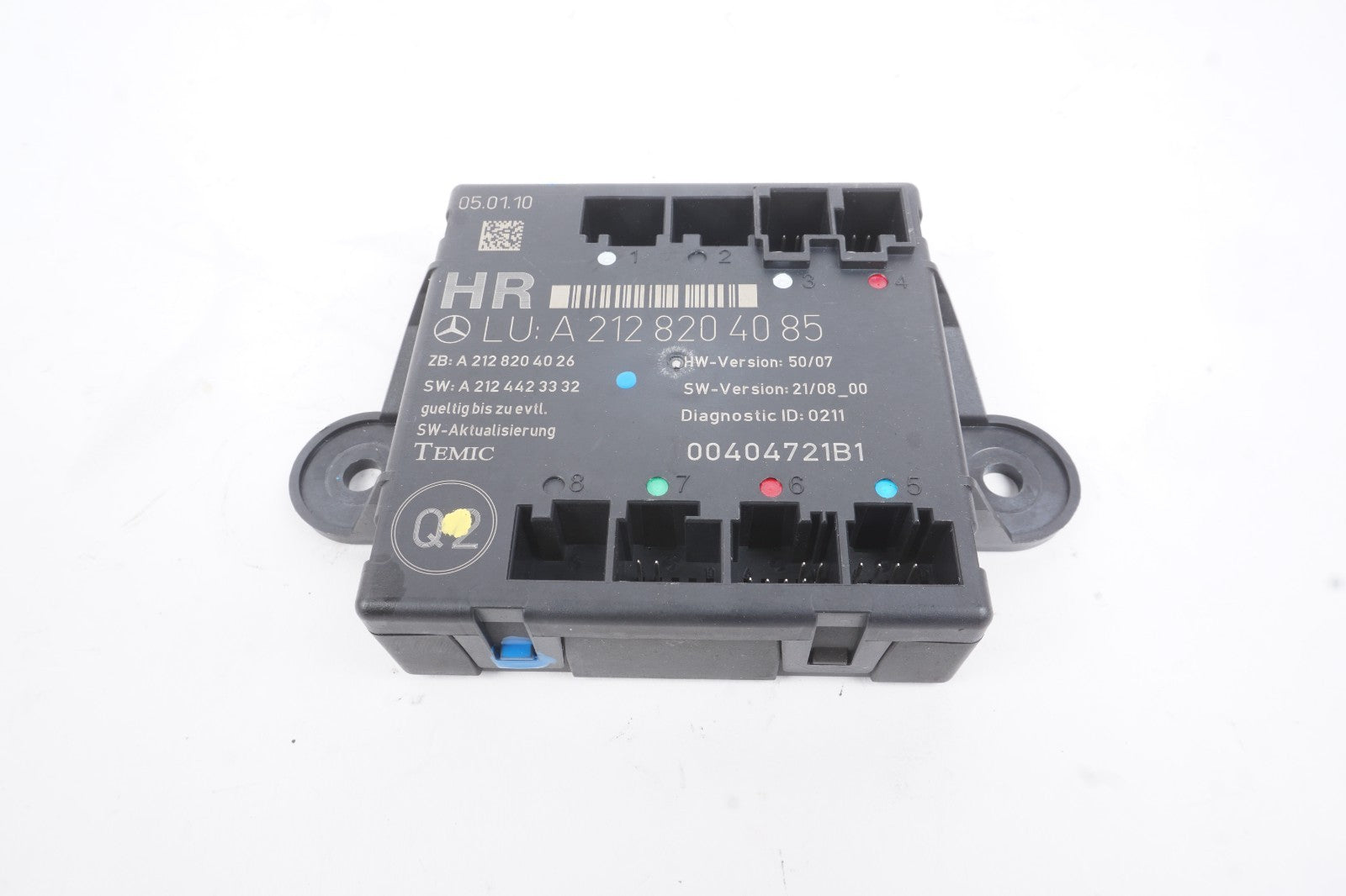 08-14 Mercedes-Benz C300 Rear Right  Door Control Module 2128204085 OEM
