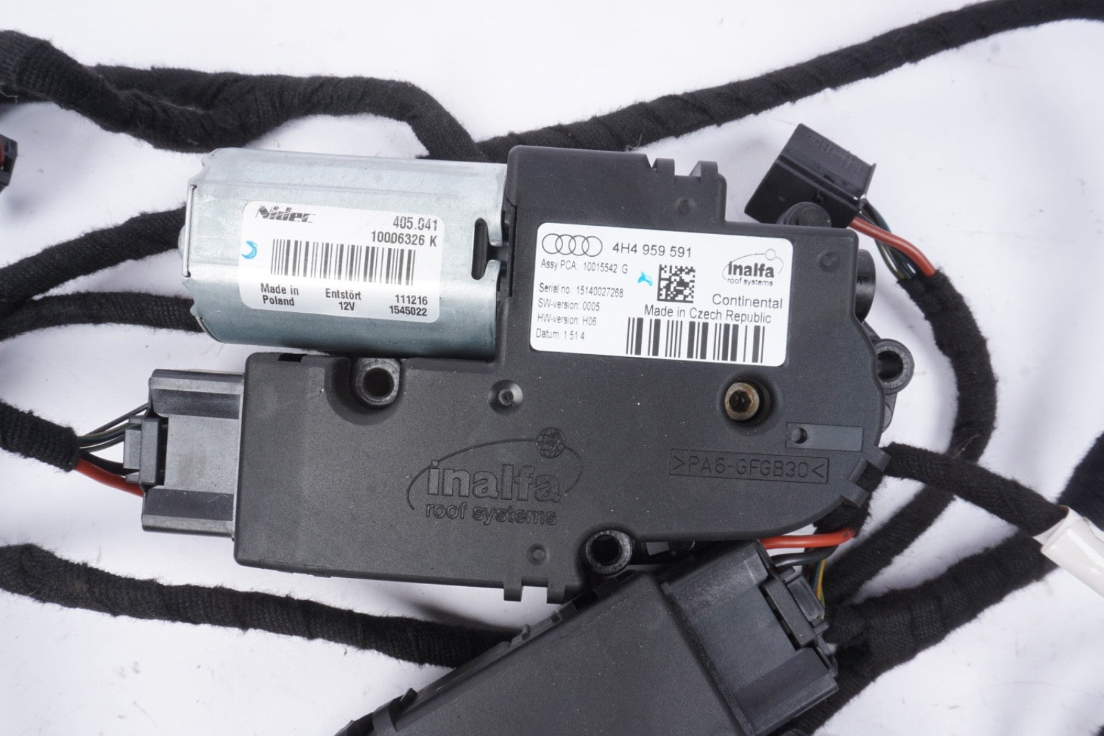 2011-2017 Audi D4 A8L S8 Quattro Panoramic Sun Roof Sunroof Motor 4H4959591 OEM.