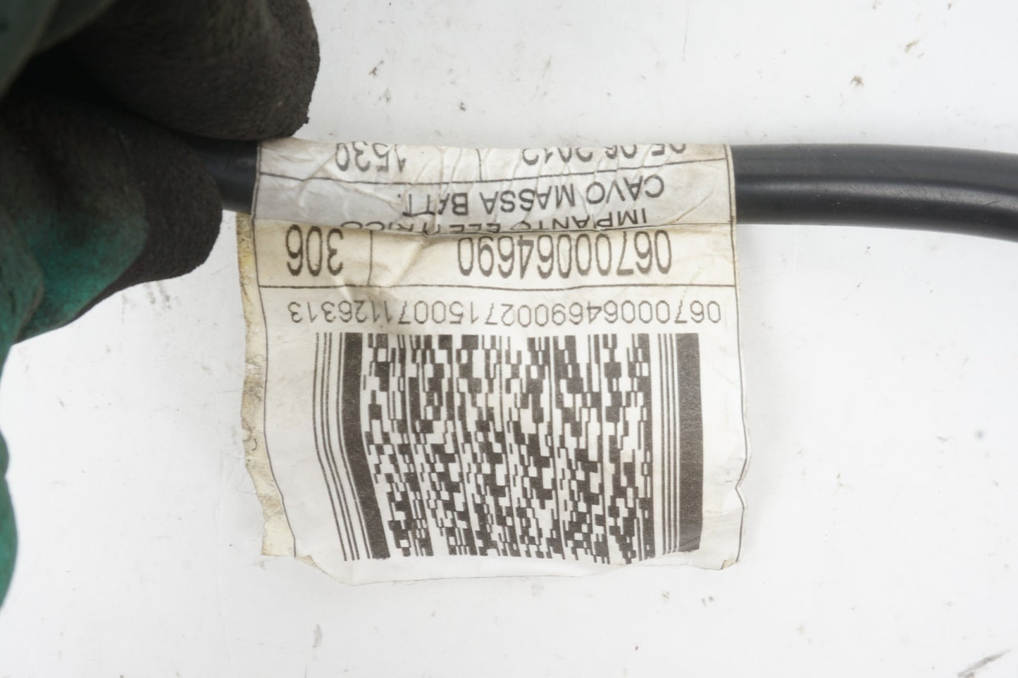 2014 - 2019 Maserati Ghibli Negative Junction Ground Battery Cable Sensor OEM
