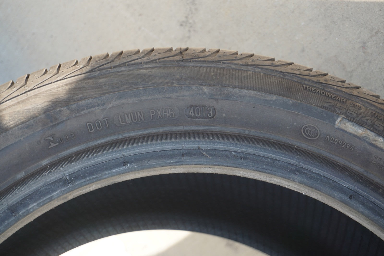 Continental Conti Pro Contact 255/45R18 99H Tire (QTY 1) 6/32