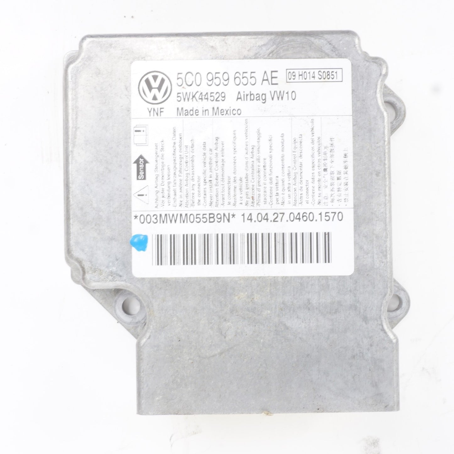 2013-2015 Volkswagen Passat Chassis Control Module Unit 5C0959655A OEM