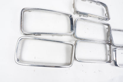 2019-2020 Jeep Renegade Front Grille Surround Bezel Chrome Set Of  7 OEM