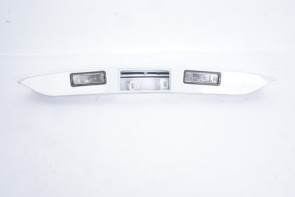 2011-2018 PORSCHE CAYENNE LIFT GATE TAILGATE SWITCH COVER MOLDING PURE WHITE OEM