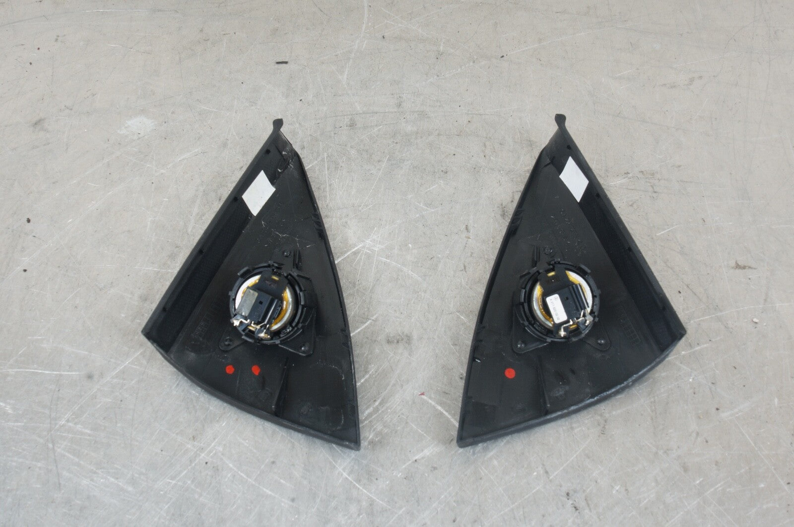 08-14 Mercedes C300 C250 Front Left & Right Door Panel Tweeter Speaker Cover Set