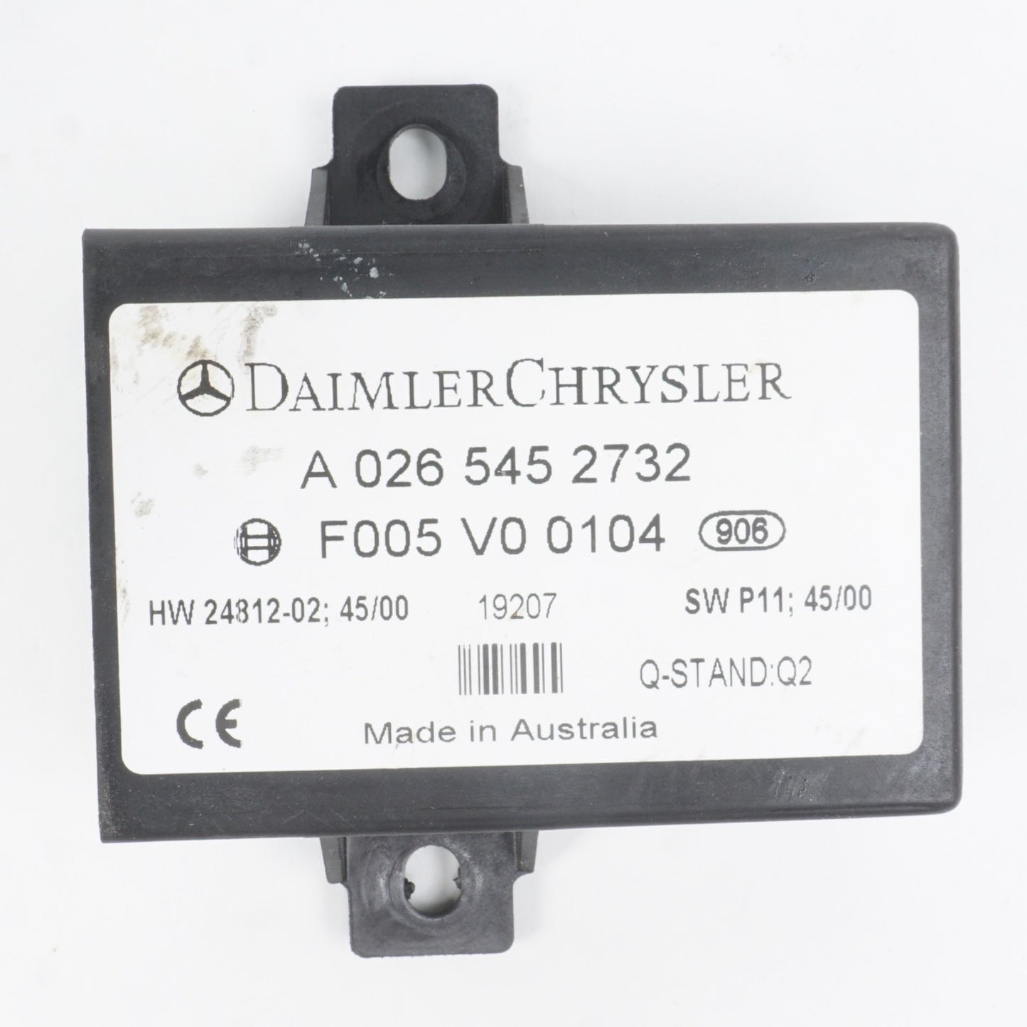 03-06 Mercedes R230 SL500 SL55 AMG Diagnosis System Module 0265452732 OEM