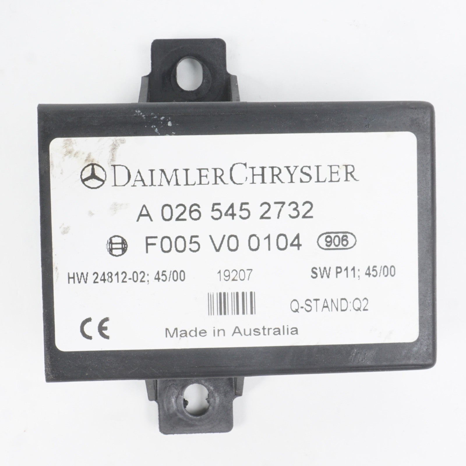 03-06 Mercedes R230 SL500 SL55 AMG Diagnosis System Module 0265452732 OEM
