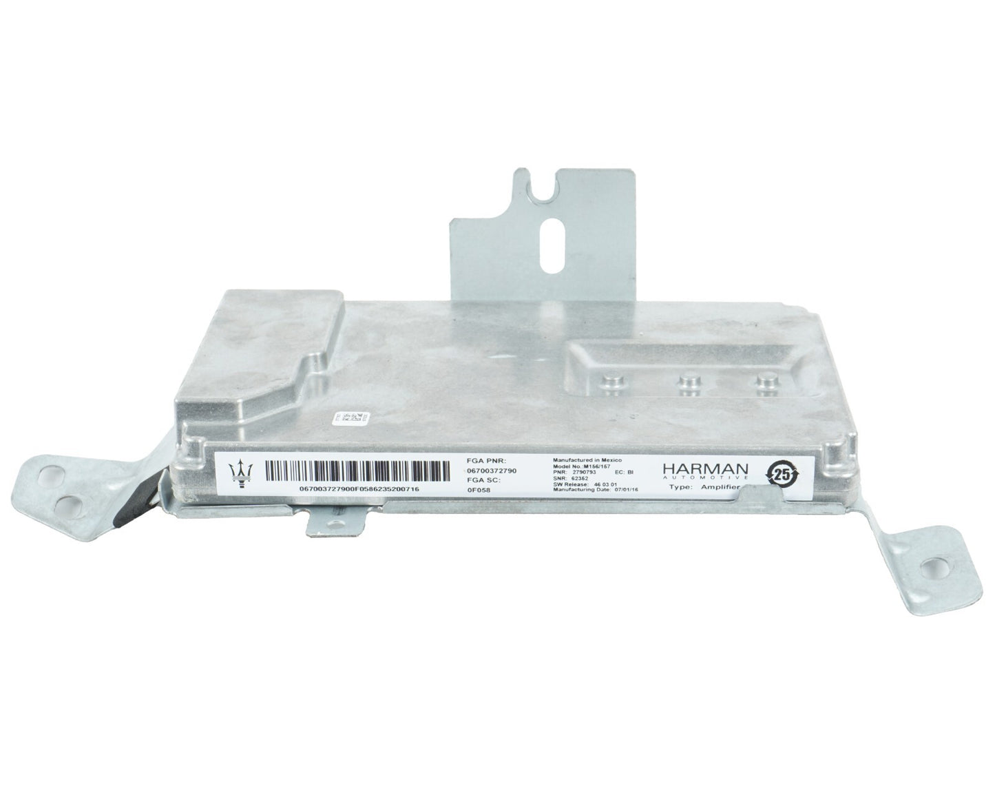 14-17 MASERATI QUATTROPORTE HARMAN KARDON AUDIO AMPLIFIER 06700372790 OEM