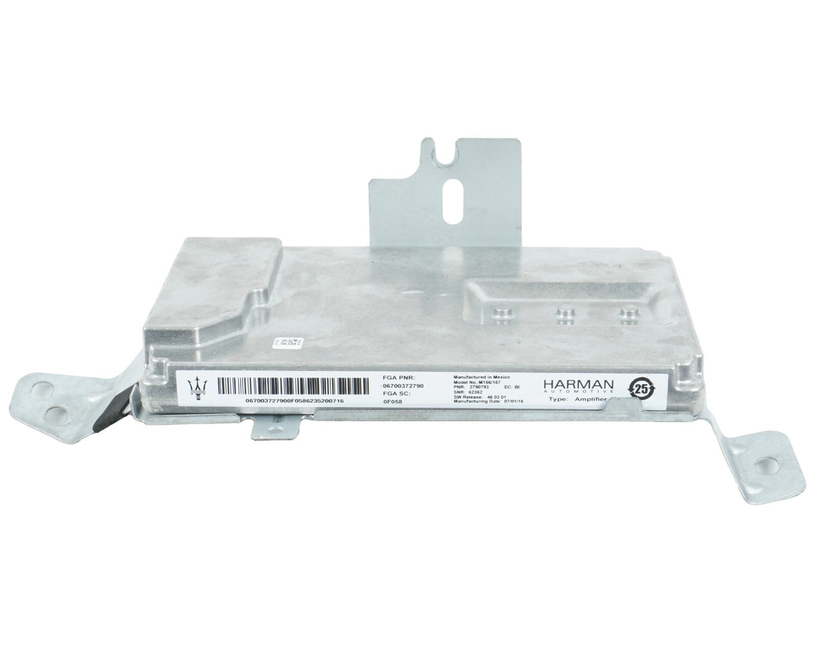 14-17 MASERATI QUATTROPORTE HARMAN KARDON AUDIO AMPLIFIER 06700372790 OEM