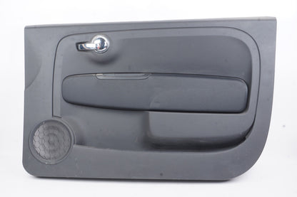 2012 - 2016 Fiat 500 Front Right Interior Door Trim Panel Black OEM