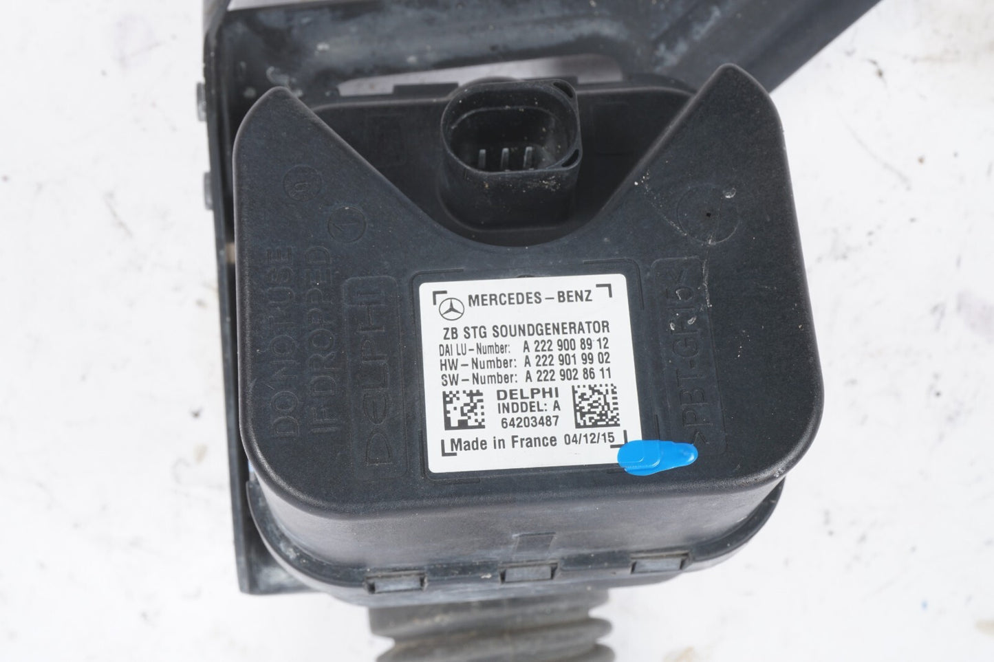 14-20 Mercedes S550 W222 Sound Generator Control Unit A2229008912 OEM