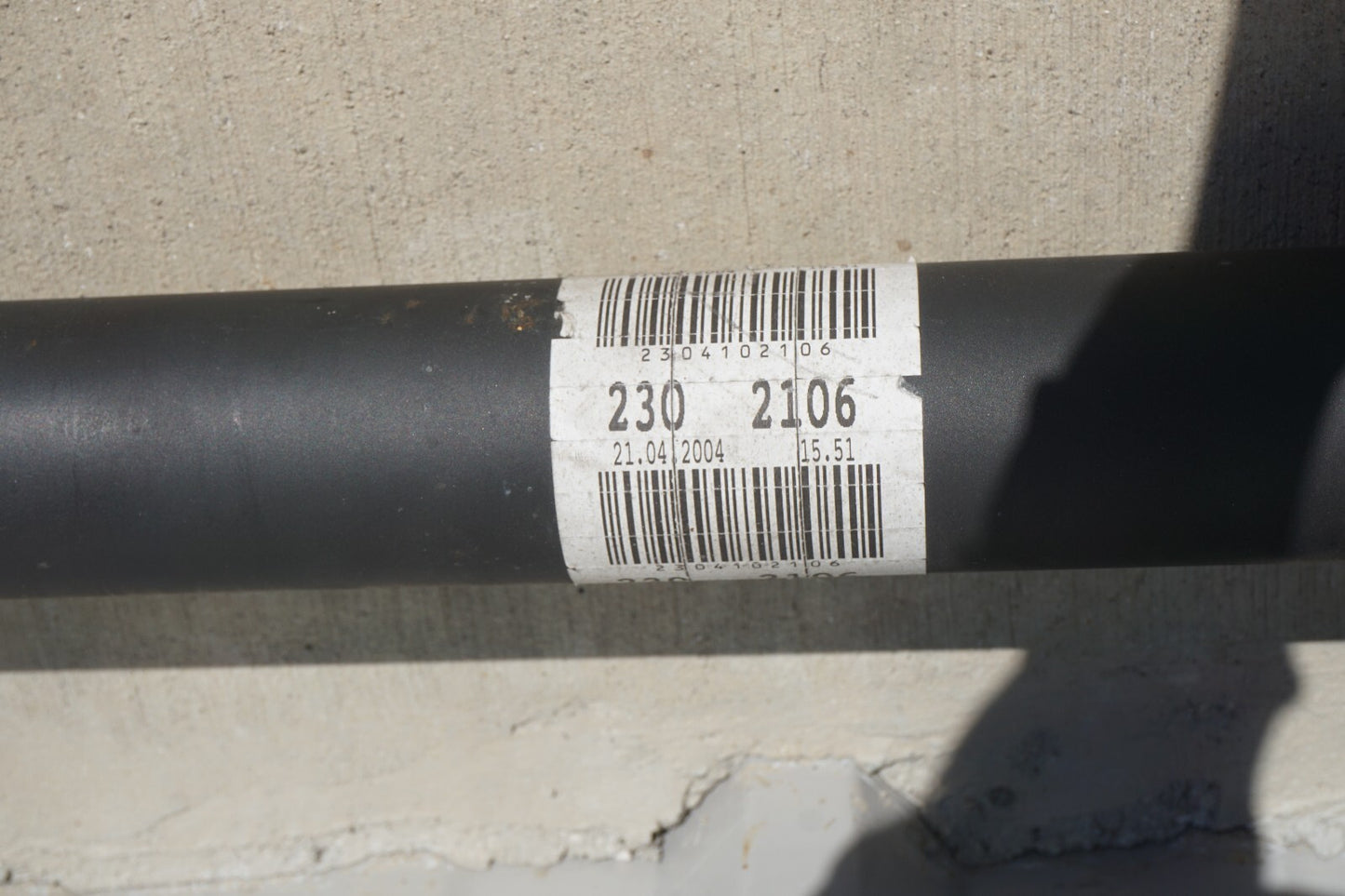 03-06 Mercedes R230 SL500 Drive Shaft Driveshaft Propeller 2304102106 OEM