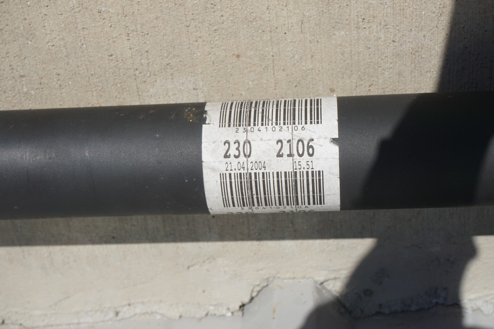 03-06 Mercedes R230 SL500 Drive Shaft Driveshaft Propeller 2304102106 OEM