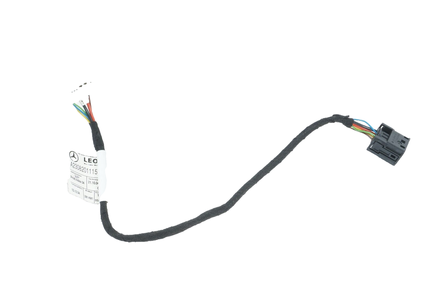 03 - 12 Mercedes R230 SL500 Front Right Pass Window Regulator Wire Harness OEM