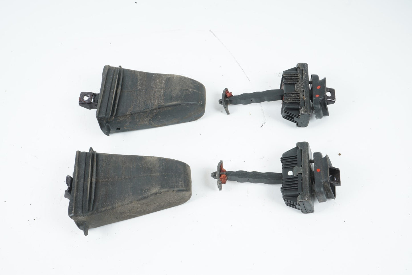 2008 - 2013 BMW X6 FRONT LEFT & RIGHT DOOR CHECK STOPPER SUPPORT HINGE OEM