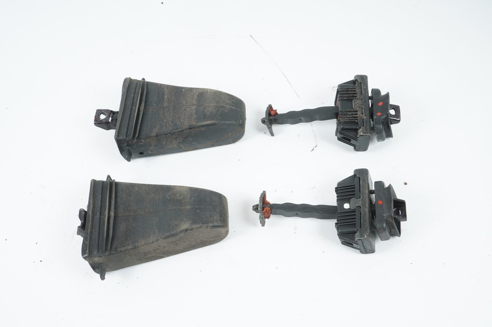 2008 - 2013 BMW X6 FRONT LEFT & RIGHT DOOR CHECK STOPPER SUPPORT HINGE OEM