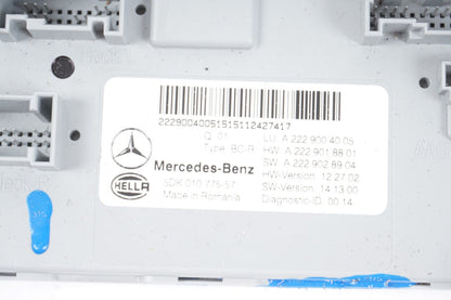14-17 Mercedes W222 S600 S550 S63 S65 Rear Trunk Relay SAM Module 2229004005 OEM