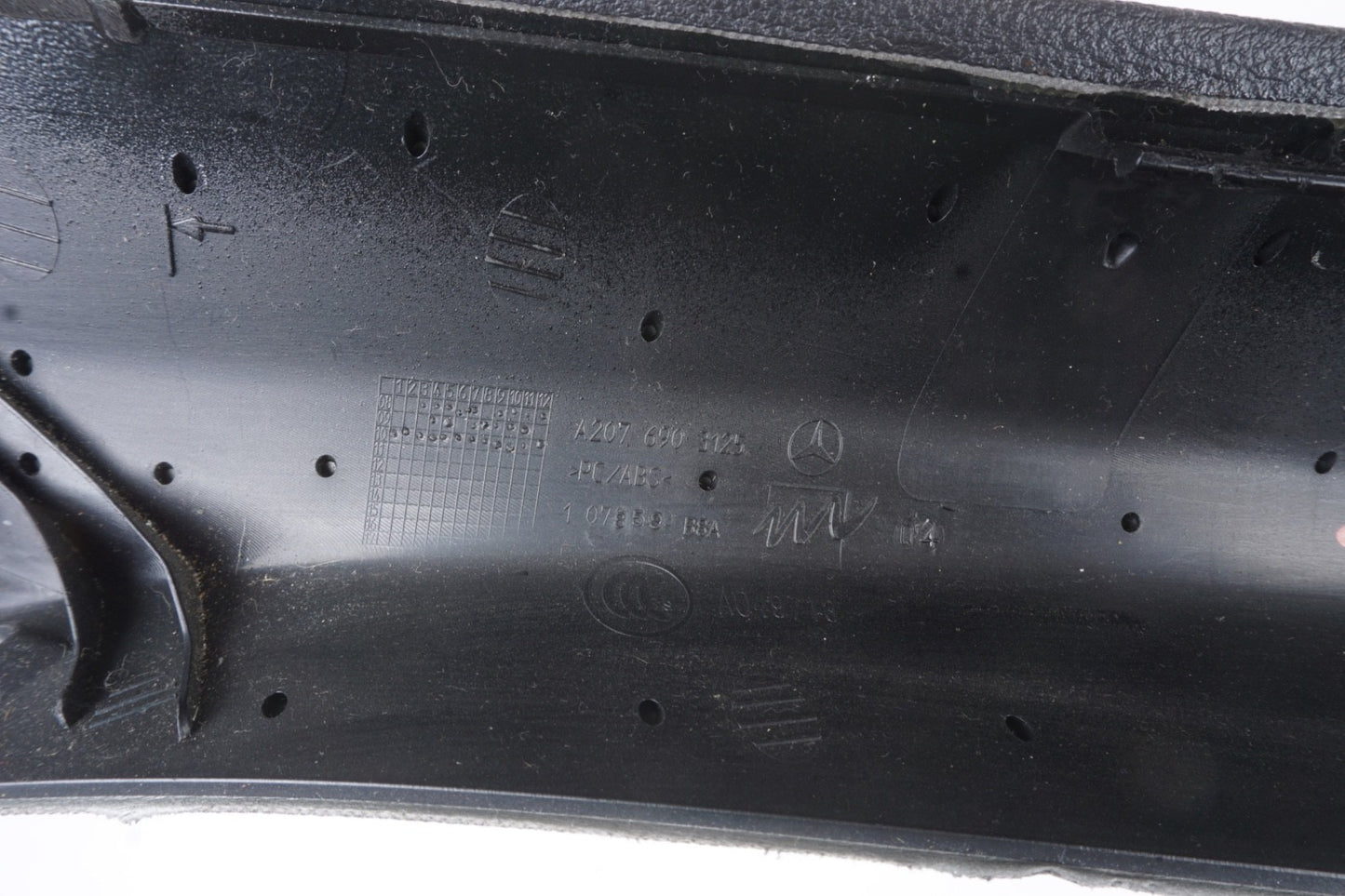 2014 - 2017 Mercedes W207 E400 E350 Coupe Front Left Trim Pillar Black OEM
