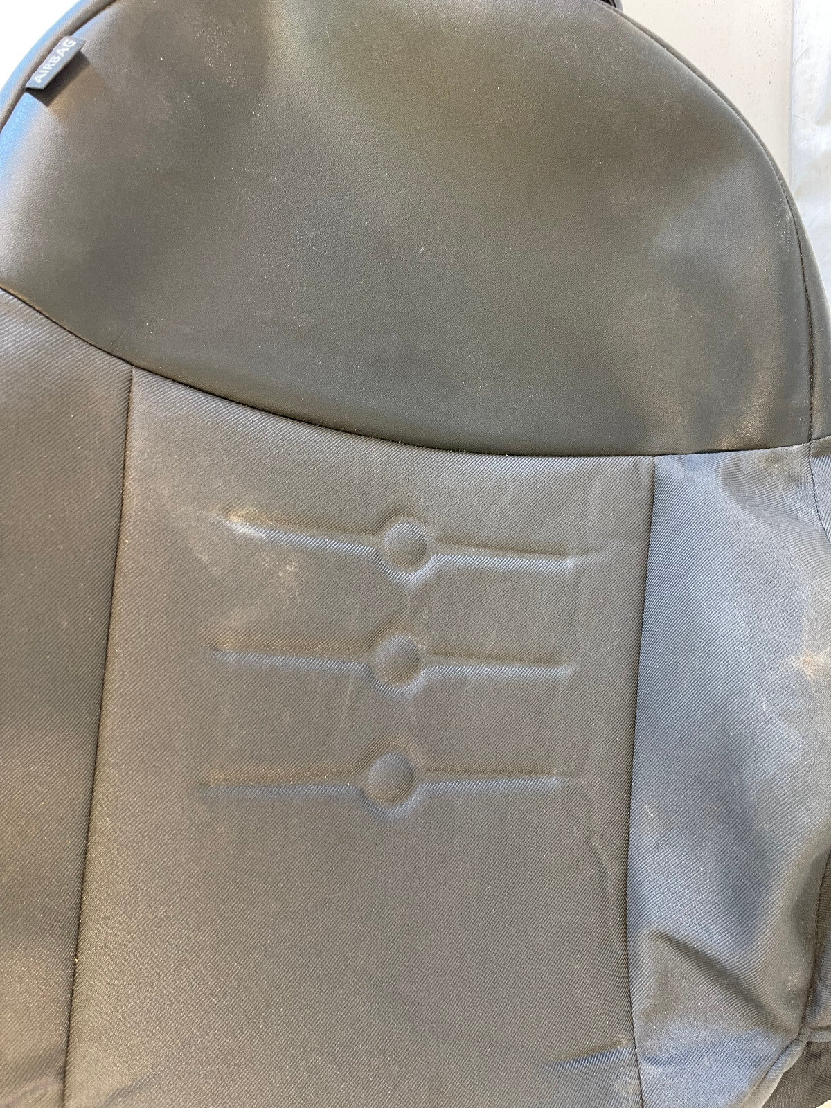 12 13 14 15 16 17 FIAT 500 FRONT RIGHT PASSENGER SEAT BACK COVER UPPER  TRIM OEM