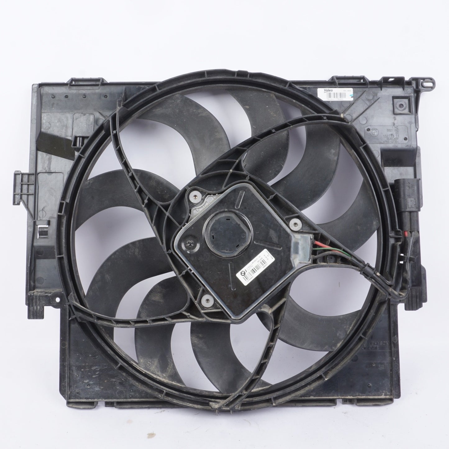 12-16 BMW SERIES 328I 428I 2.0L ENGINE MOTOR RADIATOR COOLING FAN ASSEMBLY OEM