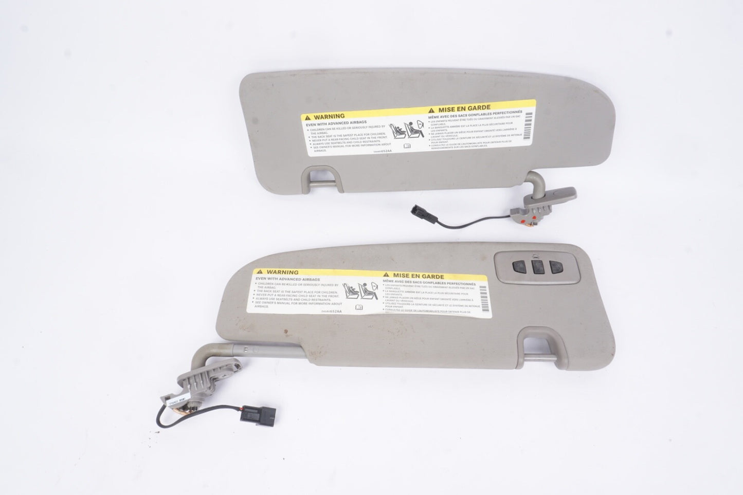 2017 - 2024 ALFA ROMEO GIULIA FRONT LEFT & RIGHT SIDE SUN VISOR SUNVISOR OEM SET