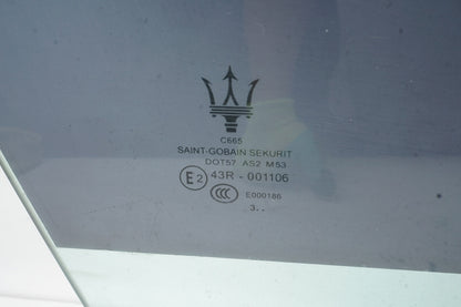 2014 - 2022 Maserati Ghibli Front Right Side Door Window Glass