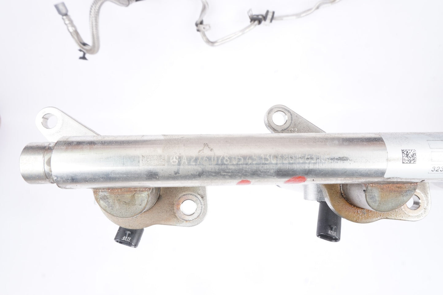 12 - 16 Mercedes W207 E350 Fuel Injection Rail Line w/ Injectors OEM