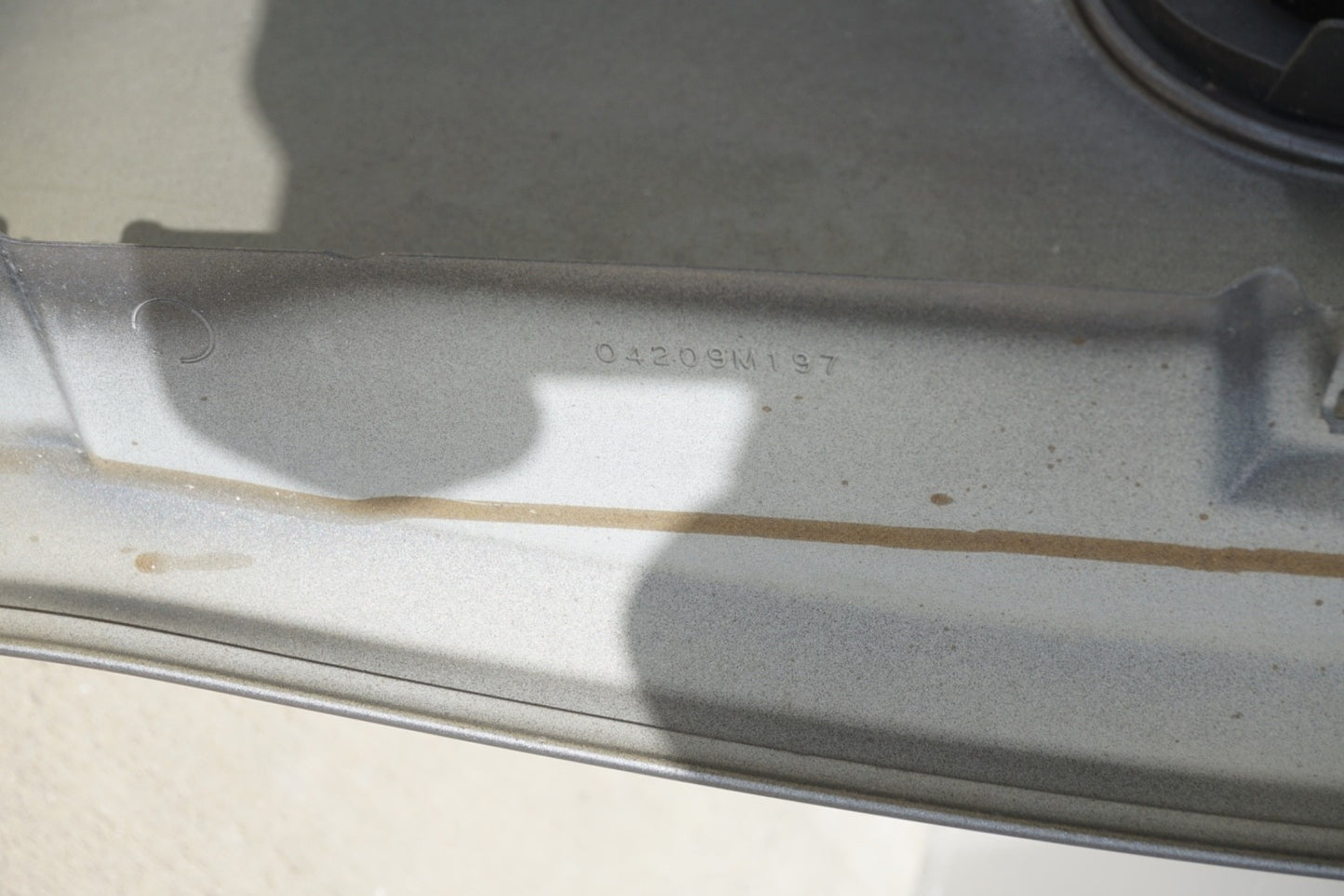 03-08 BMW E85 Z4 FRONT RIGHT FENDER SHELL COVER PANEL STERLING GRAY OEM