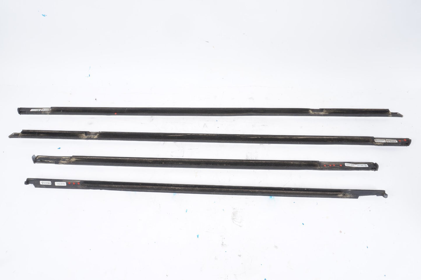 11-18 Porsche Cayenne 958 Door Window Belt Chrome SET of 4 OEM