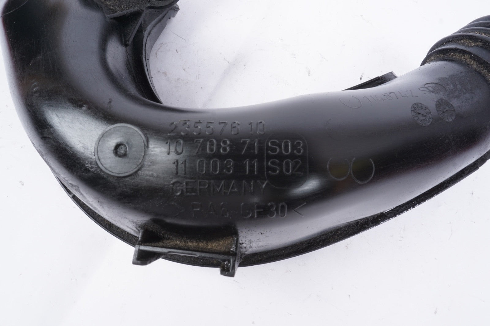 11-16 BMW 640 535Xi 3.0L N55 N55B30 Engine Turbocharger Air Intake Duct Pipe OEM