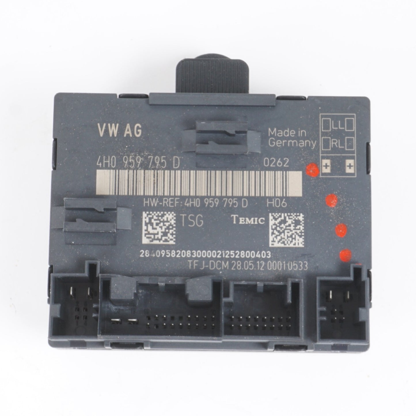 11-17 AUDI A8L REAR RIGHT PASSENGER SIDE DOOR CONTROL MODULE OEM