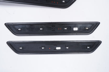 10-15 OEM BMW F02 740 750 Door Sill Plate Molding Trim M SPORT Left Right SET