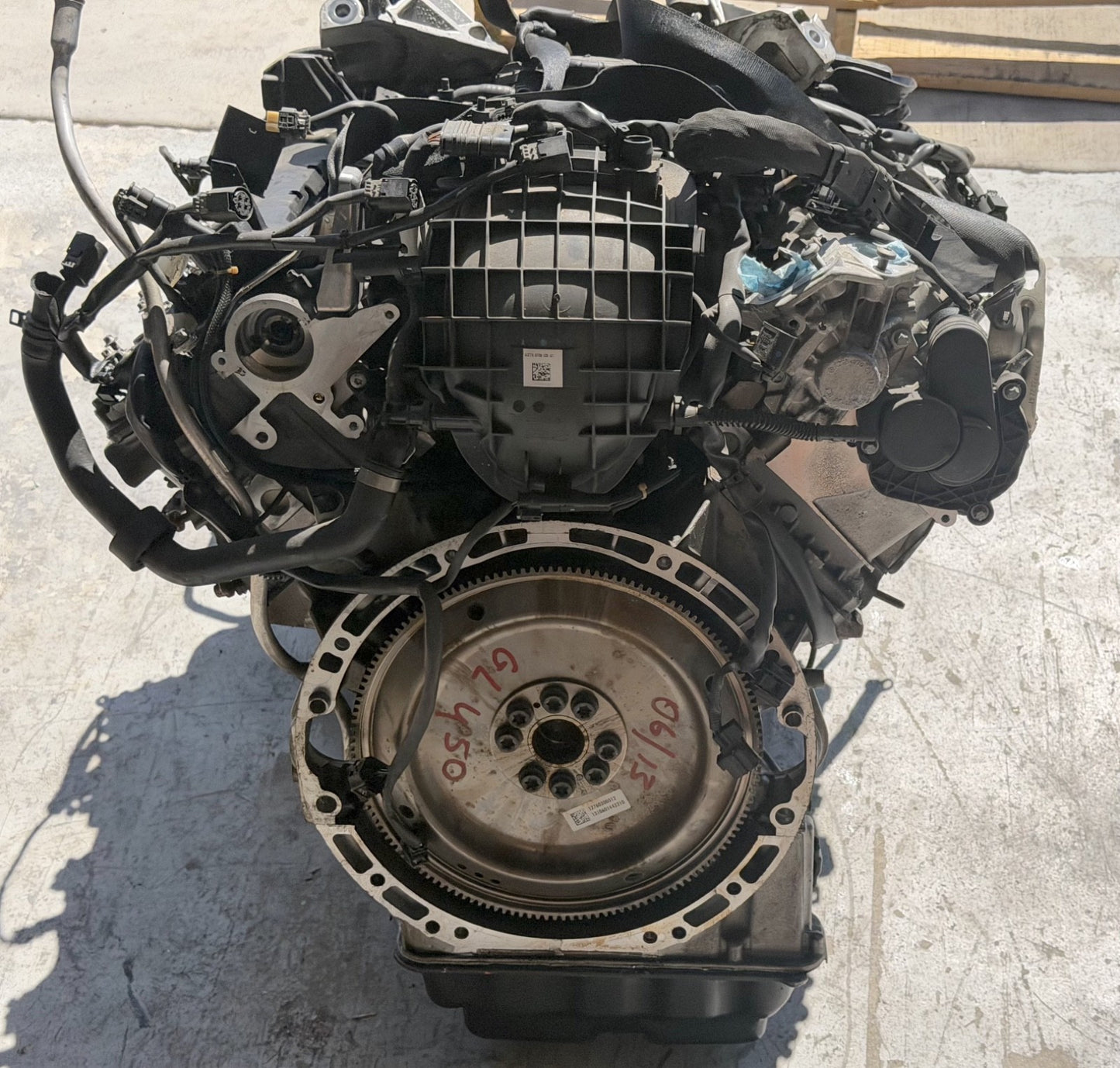 11-19 Mercedes W222 S550 GLE550 GL550 M278 RWD 4.6L V8 Engine Motor TESTED 131K