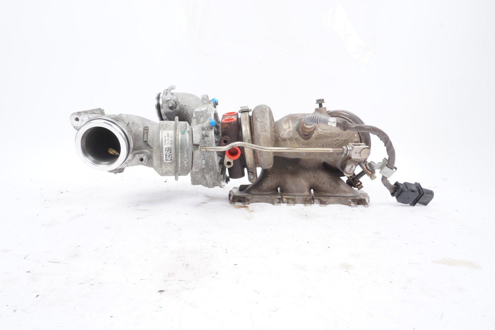 14-17 Mercedes E400 CLS400 S550E Turbocharger Manifold Right Passenger Side OEM