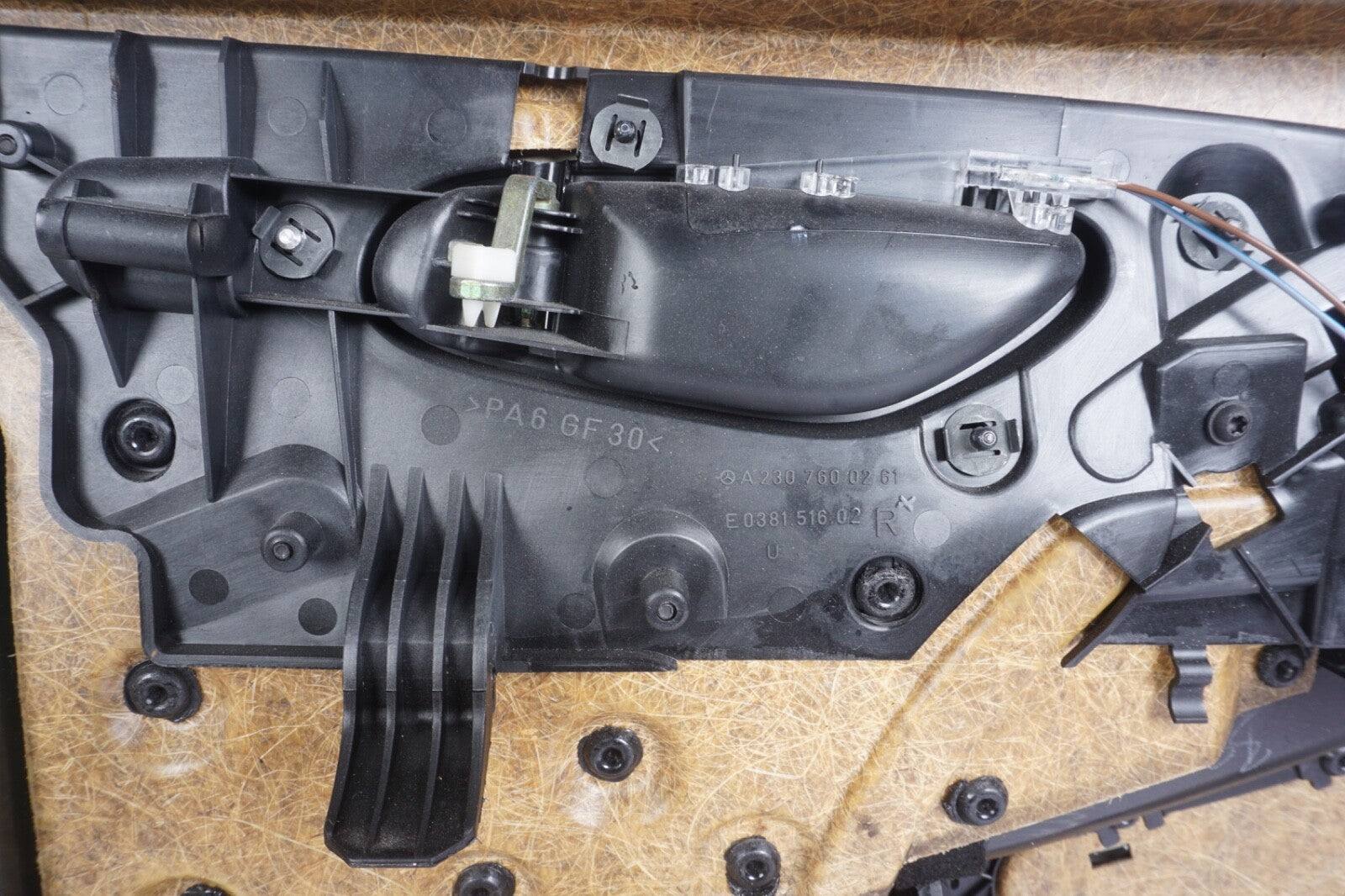 03-08 Mercedes R230 SL500 SL55 Right Pass. Side Door Panel Assembly Anthracite 